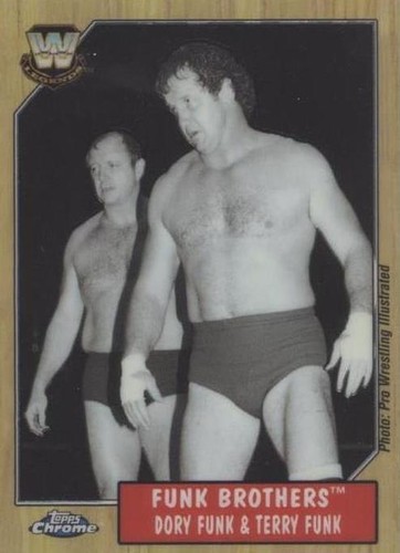 2008 Topps WWE Heritage Chrome - Dory Funk Terry Funk #73