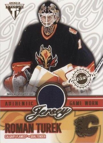2002-03 Pacific Private Stock Titanium - Roman Turek #12