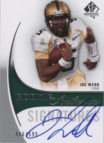 2010 SP Authentic Joe Webb #157