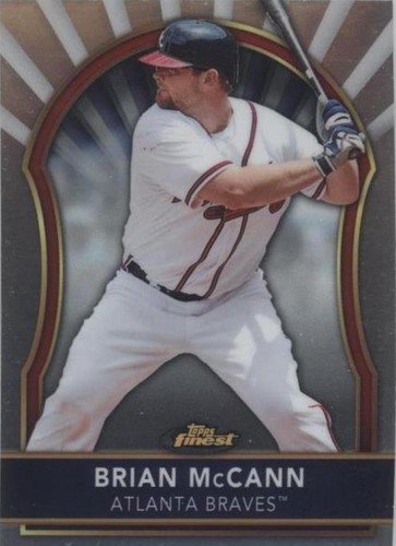 2011 Topps Finest - Brian McCann #34