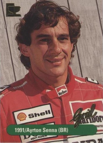 1992 Grid Motorcard Formula 1 - Ayrton Senna #186