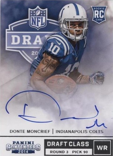 2014 Panini Contenders Donte Moncrief #RDA-DM