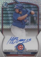 2023 Bowman - Moises Ballesteros #BMA-MB