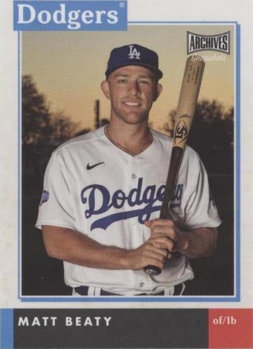 2020 Topps Archives Snapshots - Matt Beaty #AS-MBE