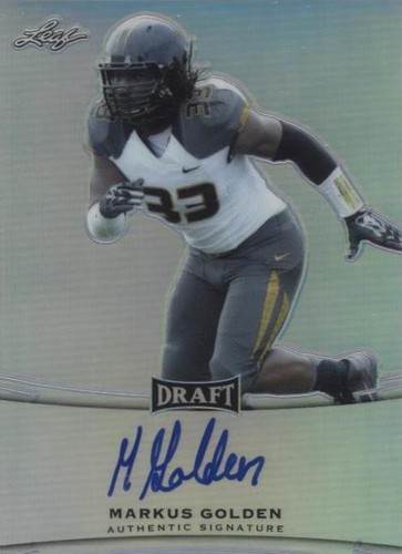 2015 Leaf Metal Draft Markus Golden #BA-MG2