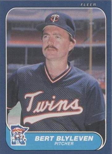 1986 Fleer - Bert Blyleven #386