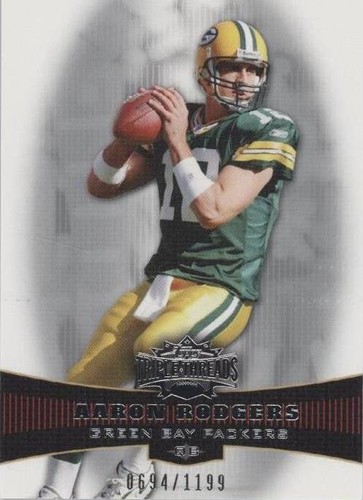 2006 Topps Triple Threads Aaron Rodgers #70