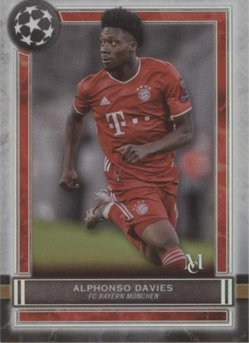 2020-21 Topps Museum Collection UCL Alphonso Davies #31