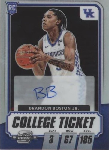 2021-22 Panini Chronicles Draft Picks - Brandon Boston Jr. #COT-BB