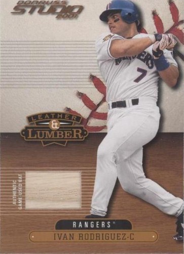 2001 Donruss Studio - Ivan Rodriguez #LL-7