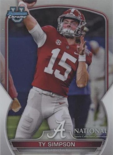 2023 Topps National Convention Wrapper Redemption Ty Simpson #BU-3
