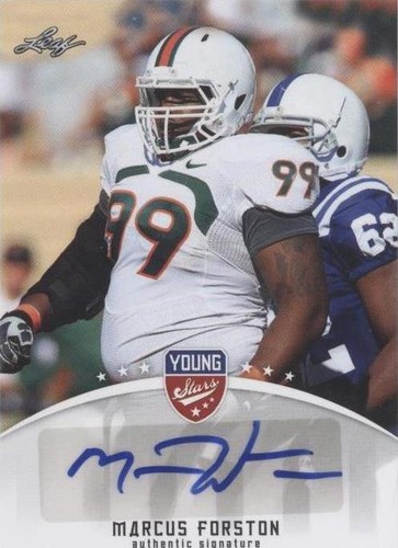 2012 Leaf Young Stars Marcus Forston #MF2
