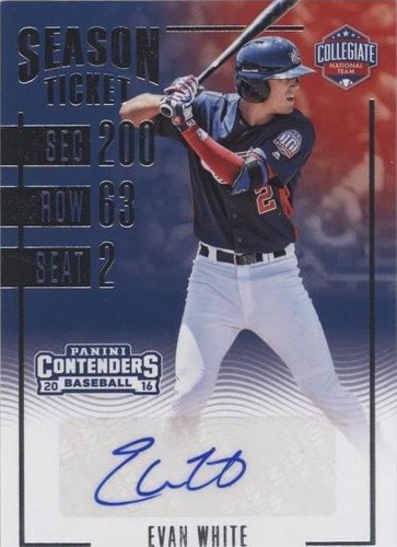 2016 Panini Elite Extra Edition - Evan White #CNT-EW