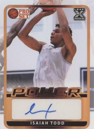 2021-22 Leaf Pro Set Power - Isaiah Todd #BA-IT1