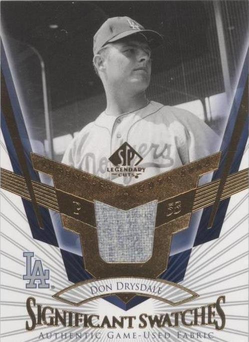 2004 SP Legendary Cuts - Don Drysdale #SS-DD
