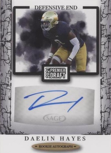2021 Sage Premier Draft Daelin Hayes #A51