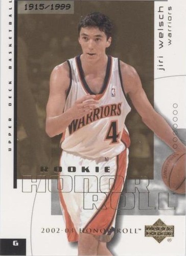 2002-03 Upper Deck Honor Roll - Jiri Welsch #108