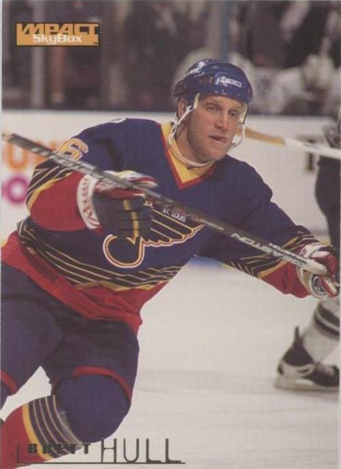 1995-96 Skybox Impact - Brett Hull #141