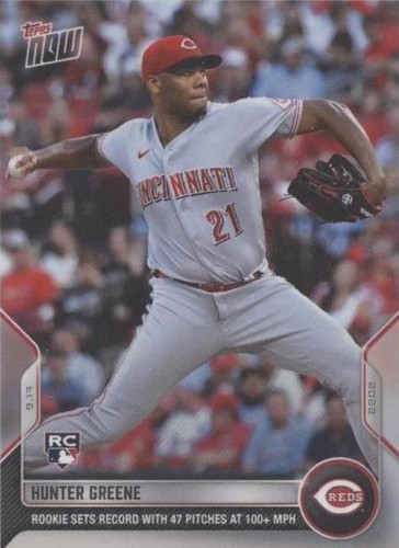 2022 Topps Now - Hunter Greene #916