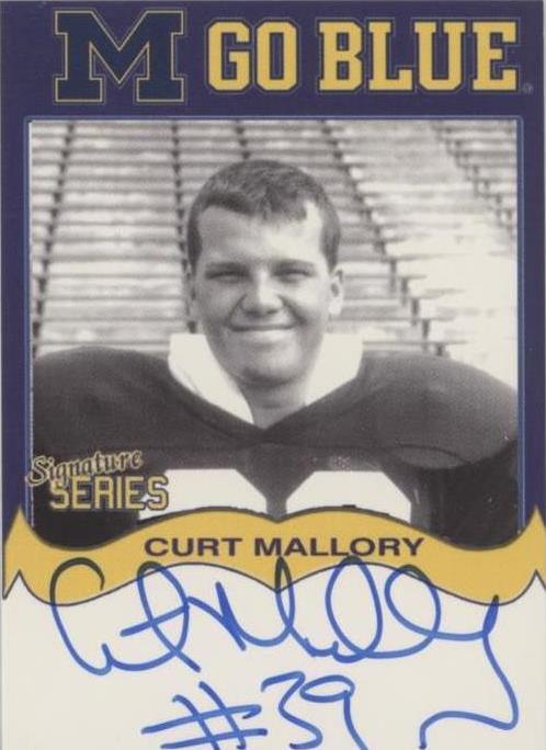 2004 TK Legacy Michigan Wolverines Curtis Mallory #MGB86
