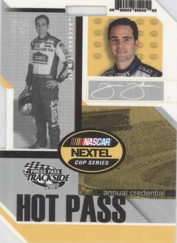2005 Press Pass Trackside - Jimmie Johnson #HP 8