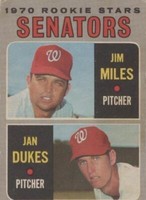 1970 O-Pee-Chee - Jan Dukes Jim Miles #154