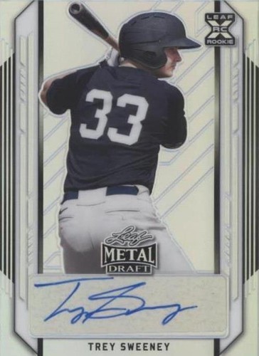 2021 Leaf Metal Draft - Trey Sweeney #BA-TS1