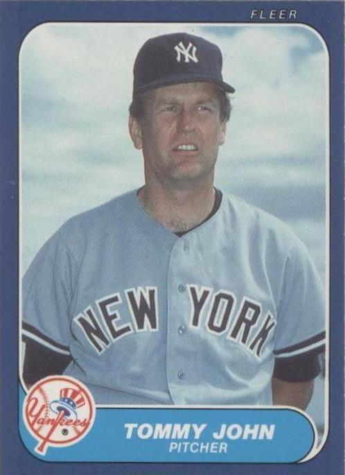 Actualización Fleer 1986 - Tommy John #U-57