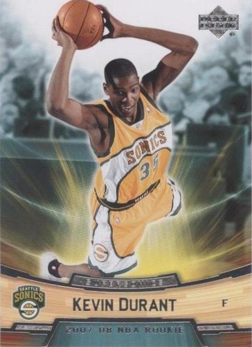 2007-08 Topps Kevin Durant Rookie #112 PSA 10 RC Black