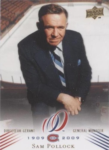 2008-09 Upper Deck Montreal Canadiens Centennial Set - Sam Pollock #156