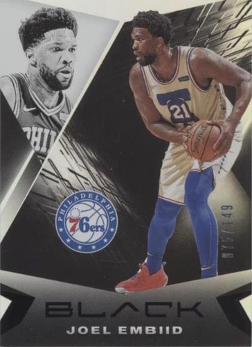 2020-21 Panini Black - Joel Embiid #62