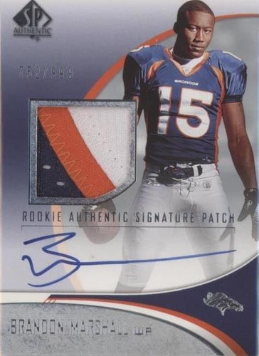 2006 SP Authentic Brandon Marshall #260