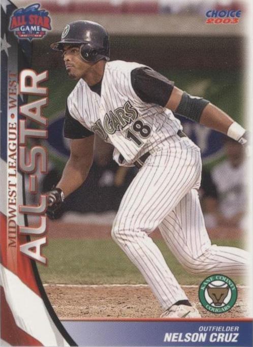 Choice MidWest League All-Star Game 2003 - Nelson Cruz #45