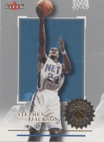 2000-01 Fleer Authority - Stephen Jackson #129