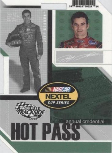 2005 Press Pass Trackside - Jeff Gordon #HP 4