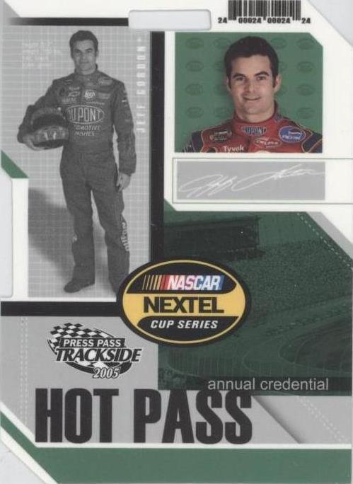 2005 Press Pass Trackside - Jeff Gordon #HP 4