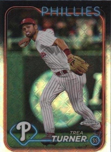 2024 Topps Chrome Logofractor Edition - Trea Turner #169