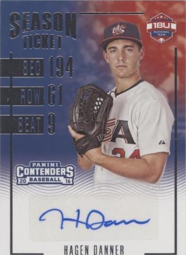 2016 Panini Elite Extra Edition - Hagen Danner #18U-HD