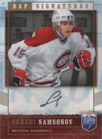 2006-07 Upper Deck Be a Player - Sergei Samsonov #SE