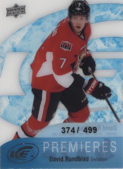 2011-12 Upper Deck Ice Premieres - David Rundblad #84