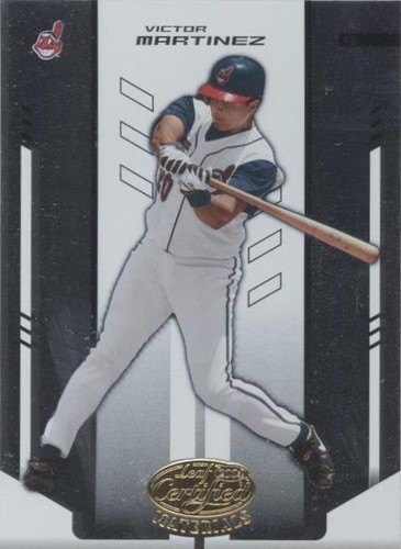 2004 Leaf Certified Materials - Victor Martinez #187