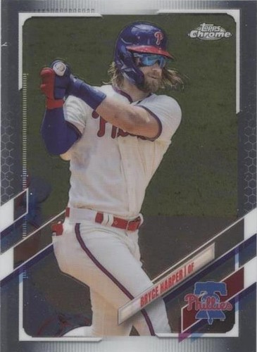 2021 Topps Chrome - Bryce Harper #134