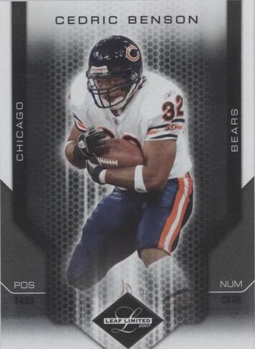 2007 Leaf Limited Cedric Benson #18