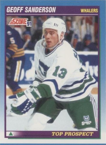 1991-92 Score Canadian - Geoff Sanderson #354