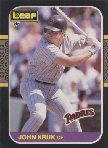 1987 Leaf Canadian - John Kruk #217