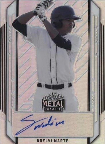 2021 Leaf Metal Draft - Noelvi Marte #BA-NM1