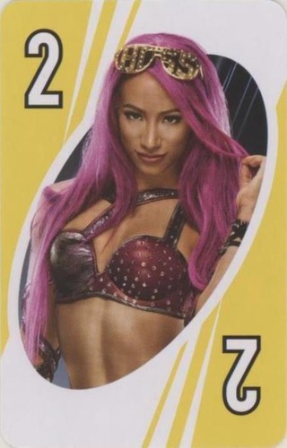 2017 Mattel WWE Uno - Sasha Banks #2Y