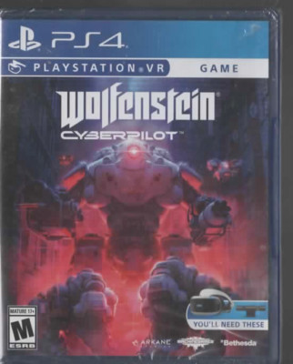 WOLFENSTEIN CYBERPILOT VR PS4 (Sony PlayStation 4) GAME BRAND NEW SEALED