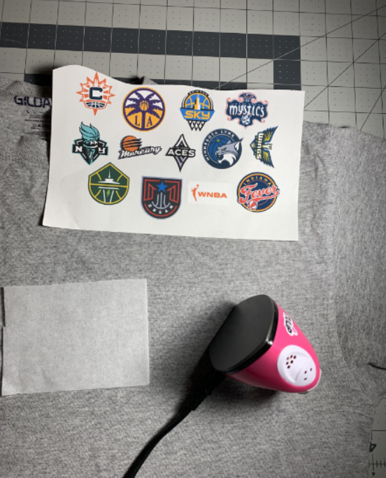NBA Teams Iron On Transfers For Light Or Dark Fabrics