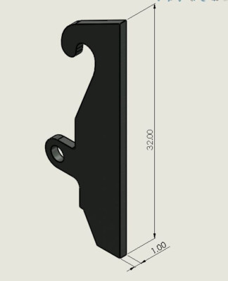 JRB 416 Blank Quick Attach for JRB Loader mounts by BUDD  top hooks blanks